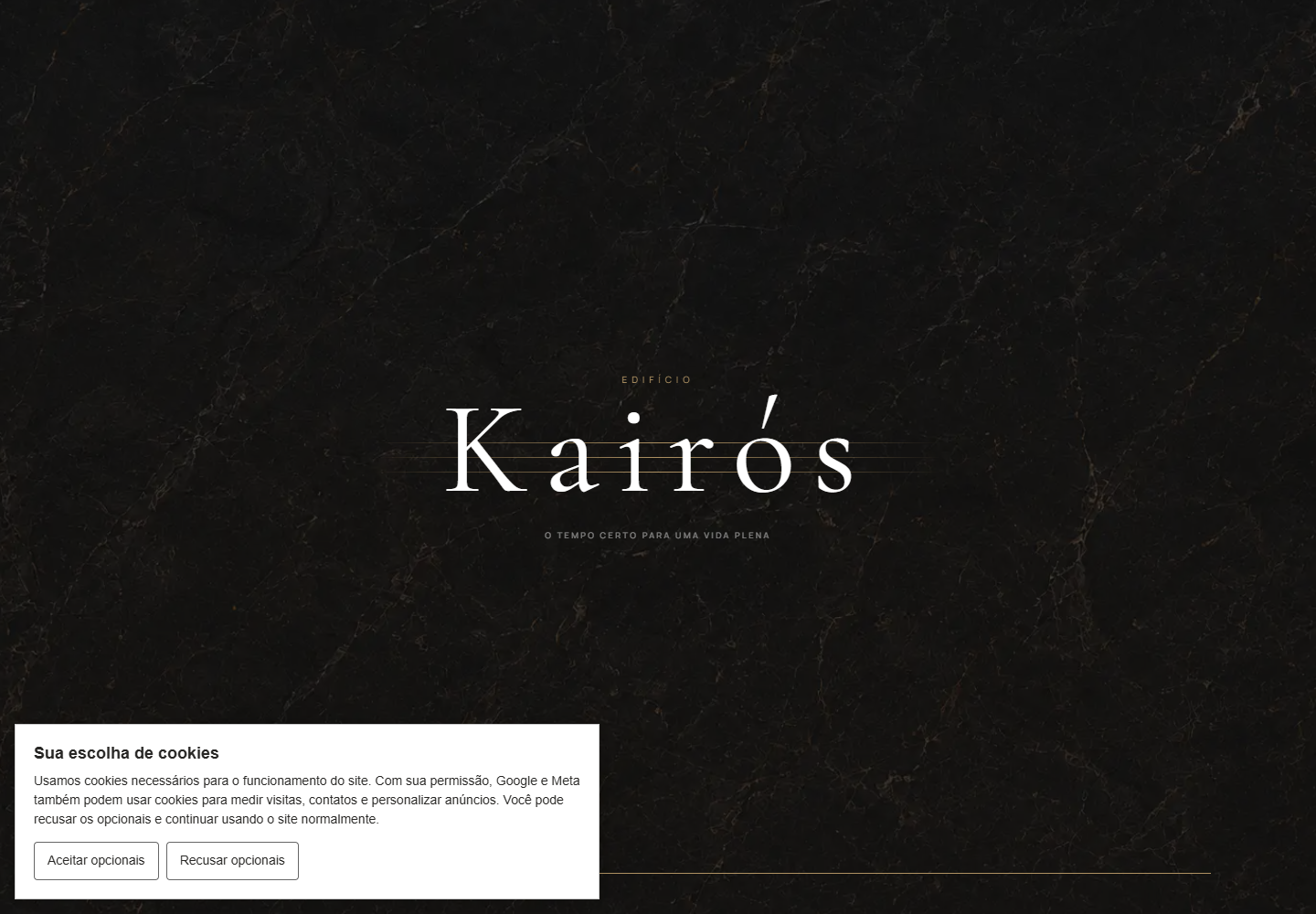 Recorte do site Edifício Kairós